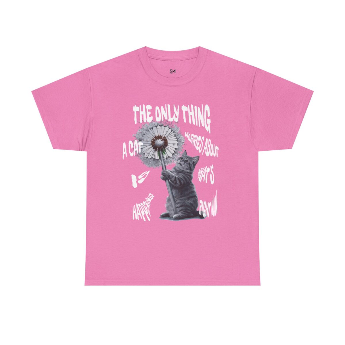 Cat worries Unisex Heavy Cotton Tee - Image 25
