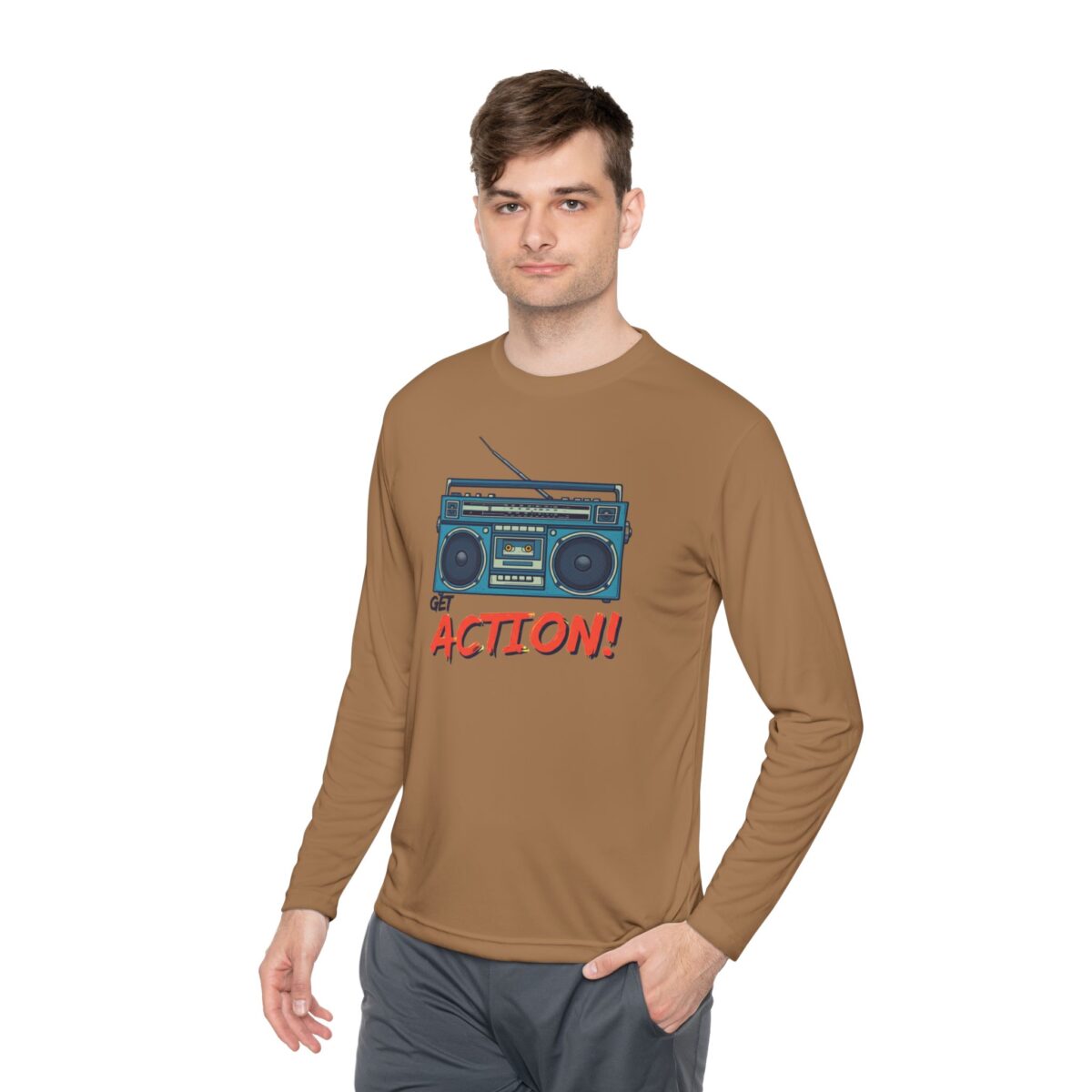 Get action Unisex Lightweight Long Sleeve Tee - Image 23