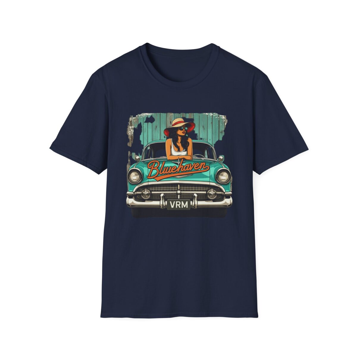 Blue haven Unisex Softstyle T-Shirt - Image 37