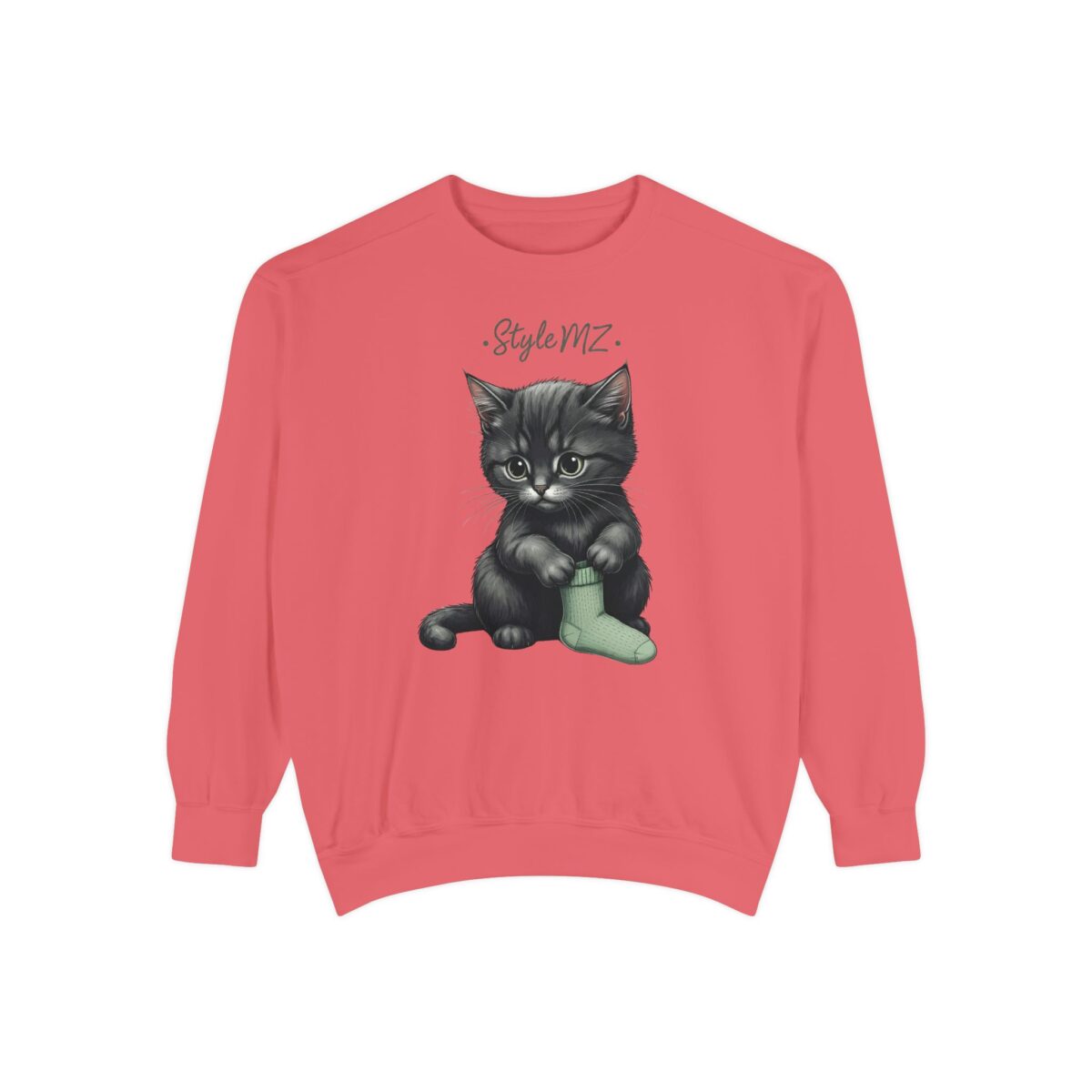 Kittt's cozy moment Unisex Garment-Dyed Sweatshirt - Image 25