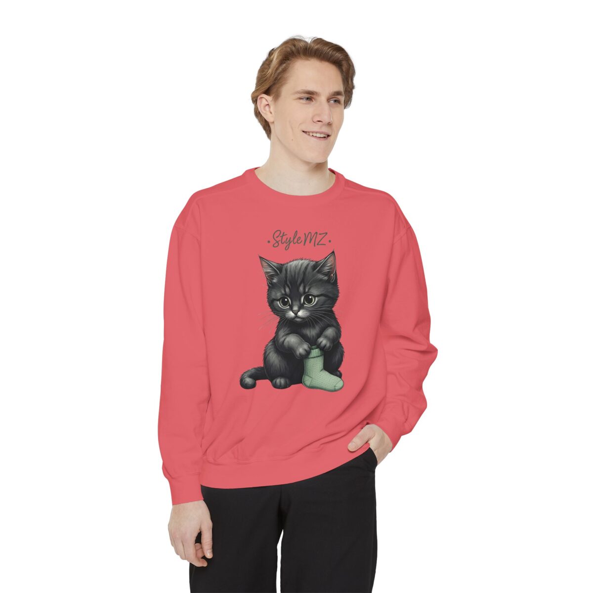 Kittt's cozy moment Unisex Garment-Dyed Sweatshirt - Image 27