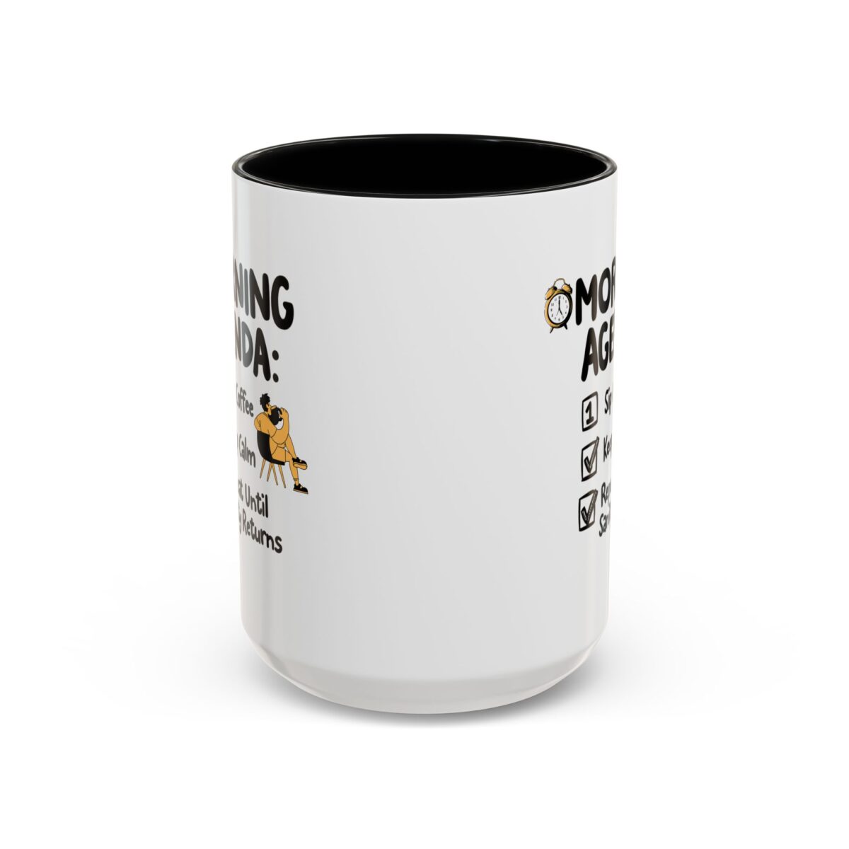 Morning Agenda Accent Coffee Mug (11, 15oz) - Image 17