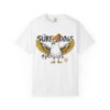 Surf Dogs Graphic T-Shirt for Animal Lovers - Unisex Garment-Dyed Tee