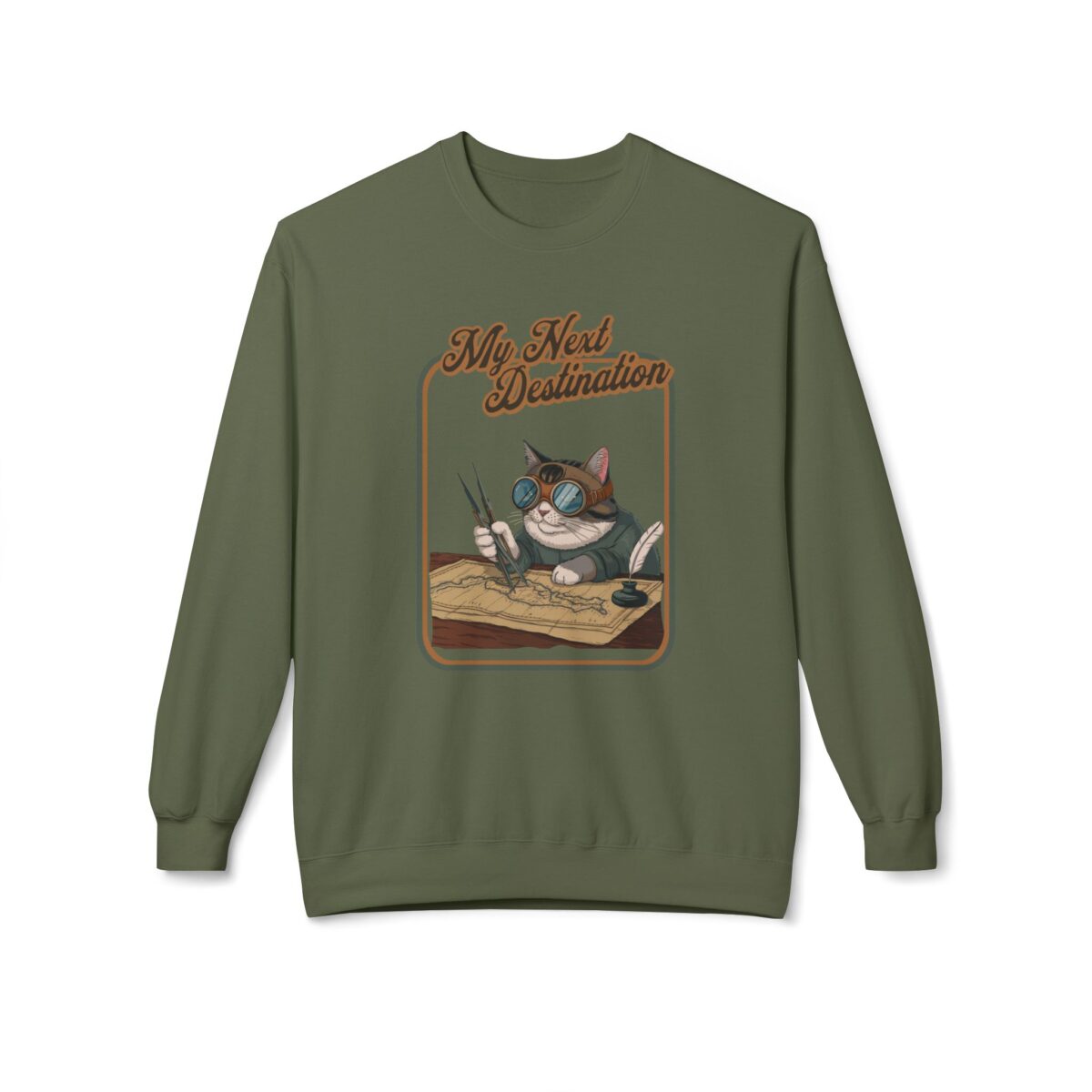 My next destintion Unisex Midweight Softstyle Fleece Crewneck Sweatshirt - Image 17