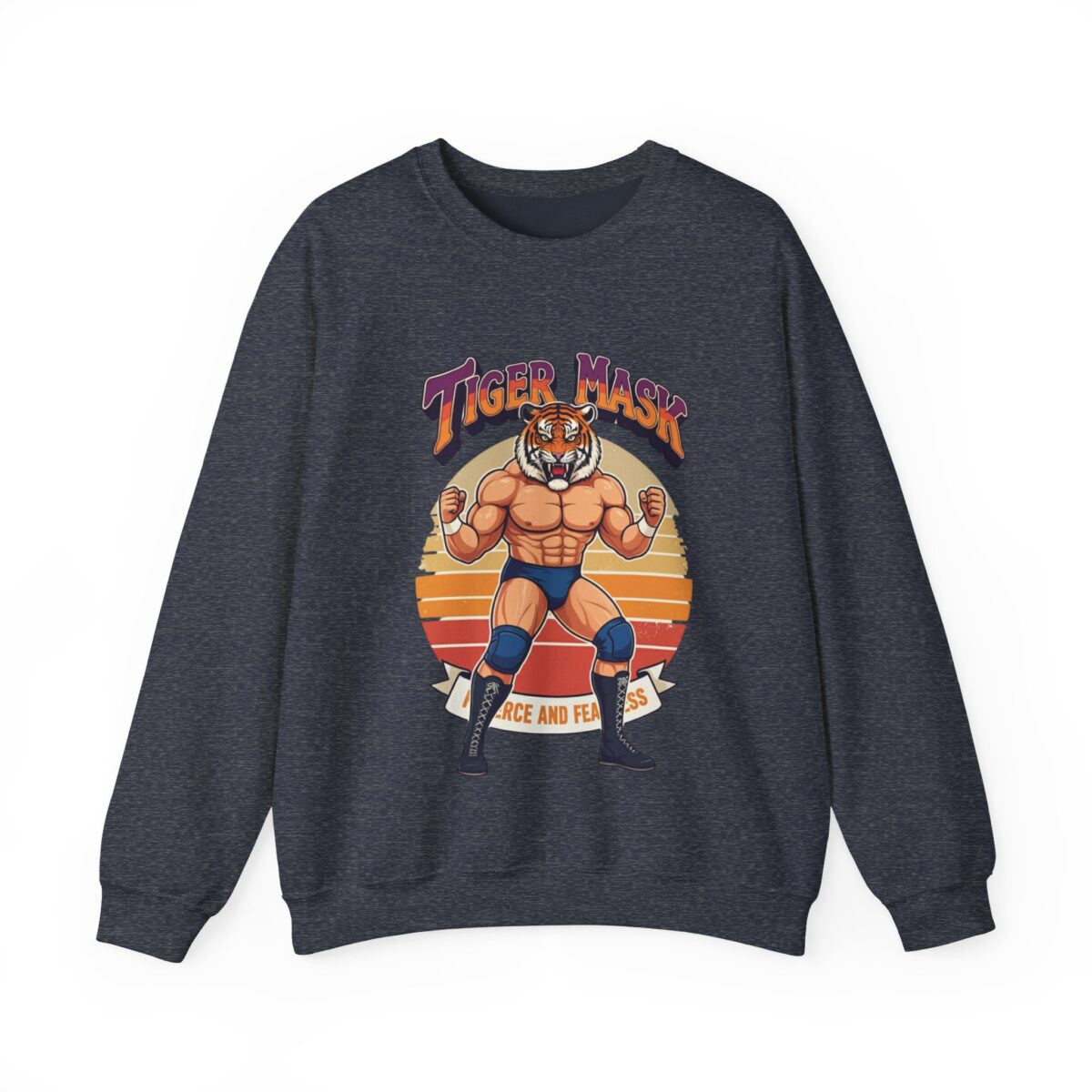 Tiger Mask Unisex Heavy Blend™ Crewneck Sweatshirt - Image 25
