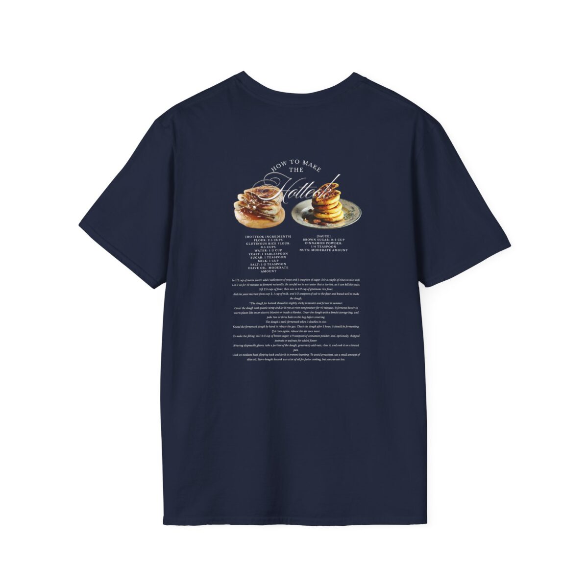 Hotteok Recipe Unisex Softstyle T-Shirt - Perfect for Food Lovers - Image 18