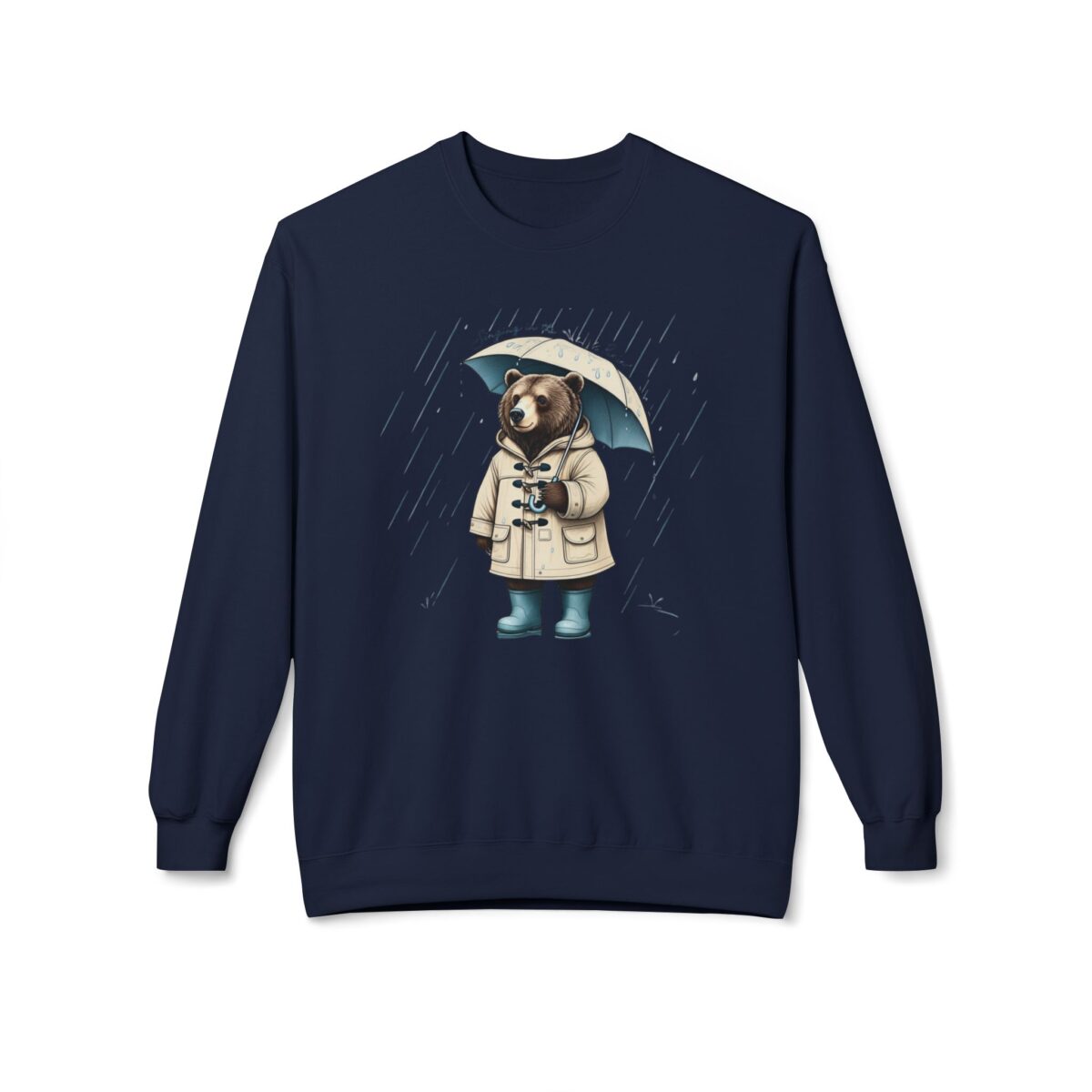 Singing in the rain Unisex Midweight Softstyle Fleece Crewneck Sweatshirt - Image 29