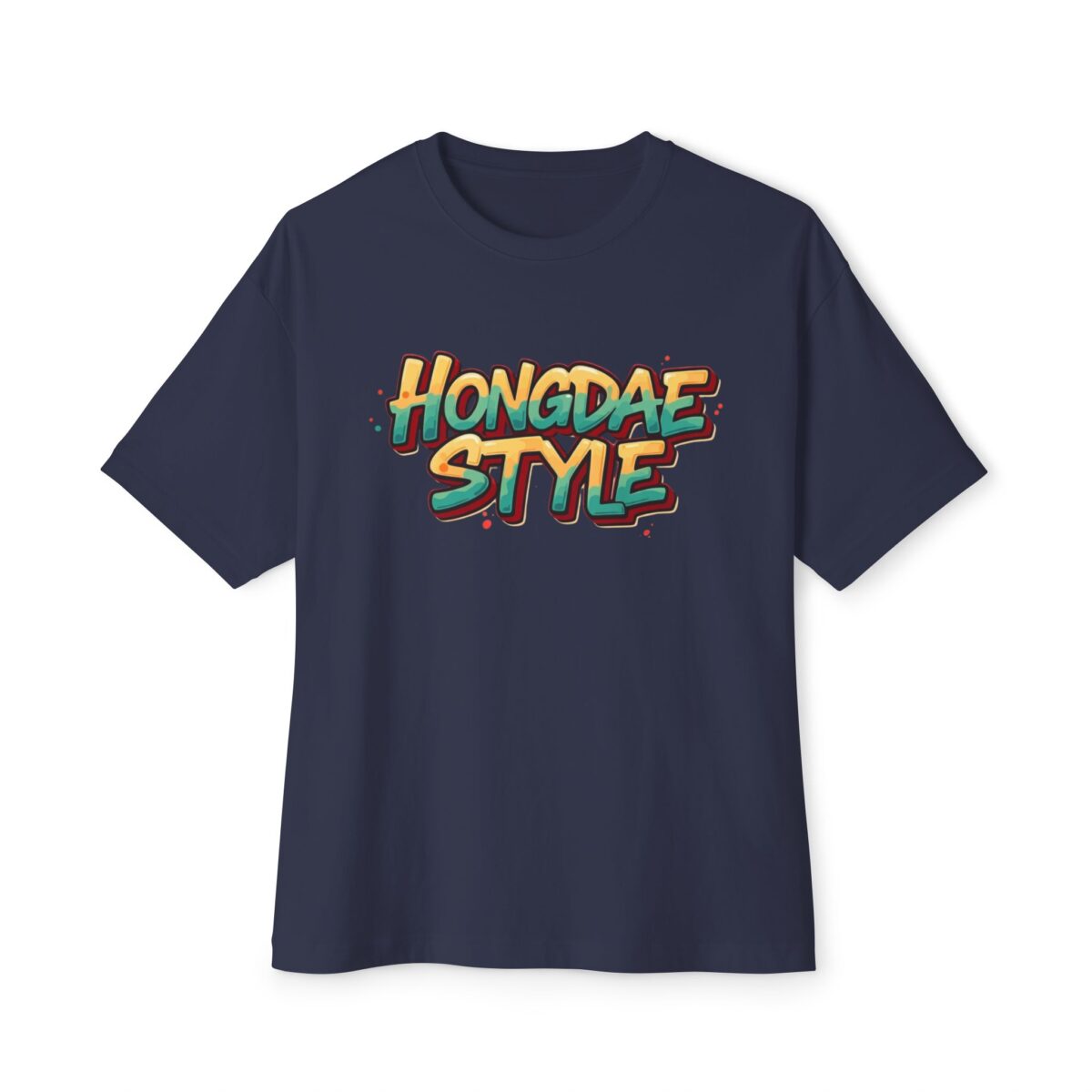 Hongdae style Unisex Oversized Boxy Tee - Image 33
