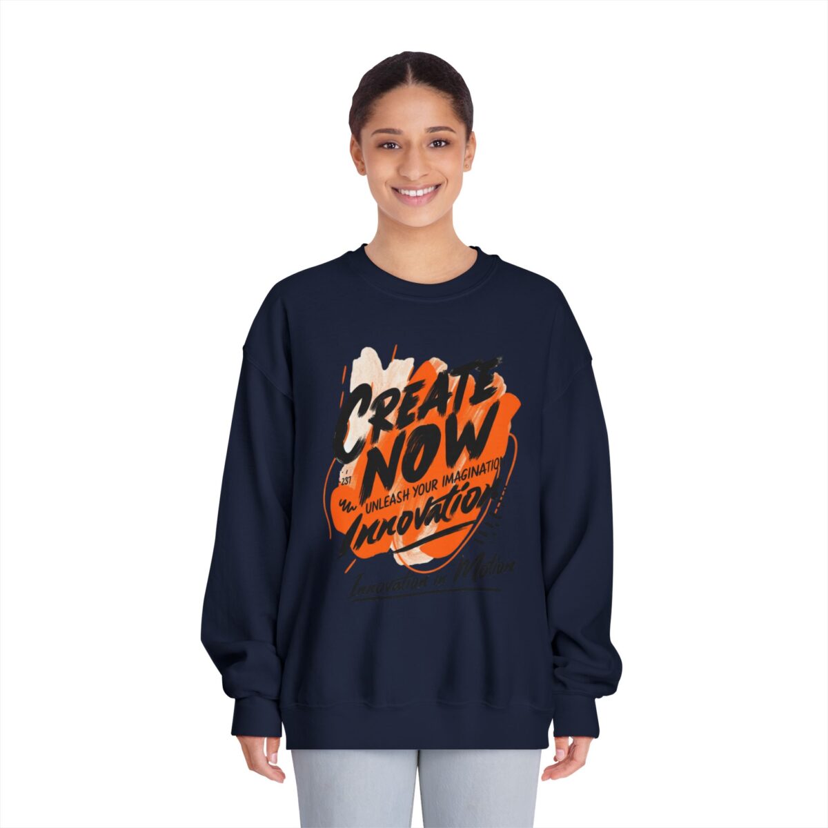 Create now Unisex DryBlend® Crewneck Sweatshirt - Image 23