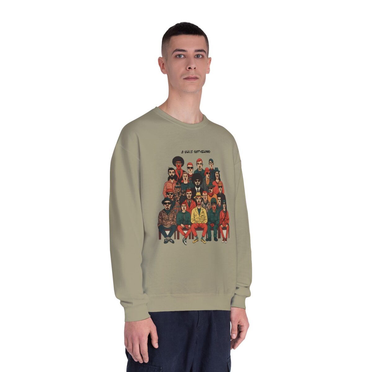 A bros gathering Unisex NuBlend® Crewneck Sweatshirt - Image 3