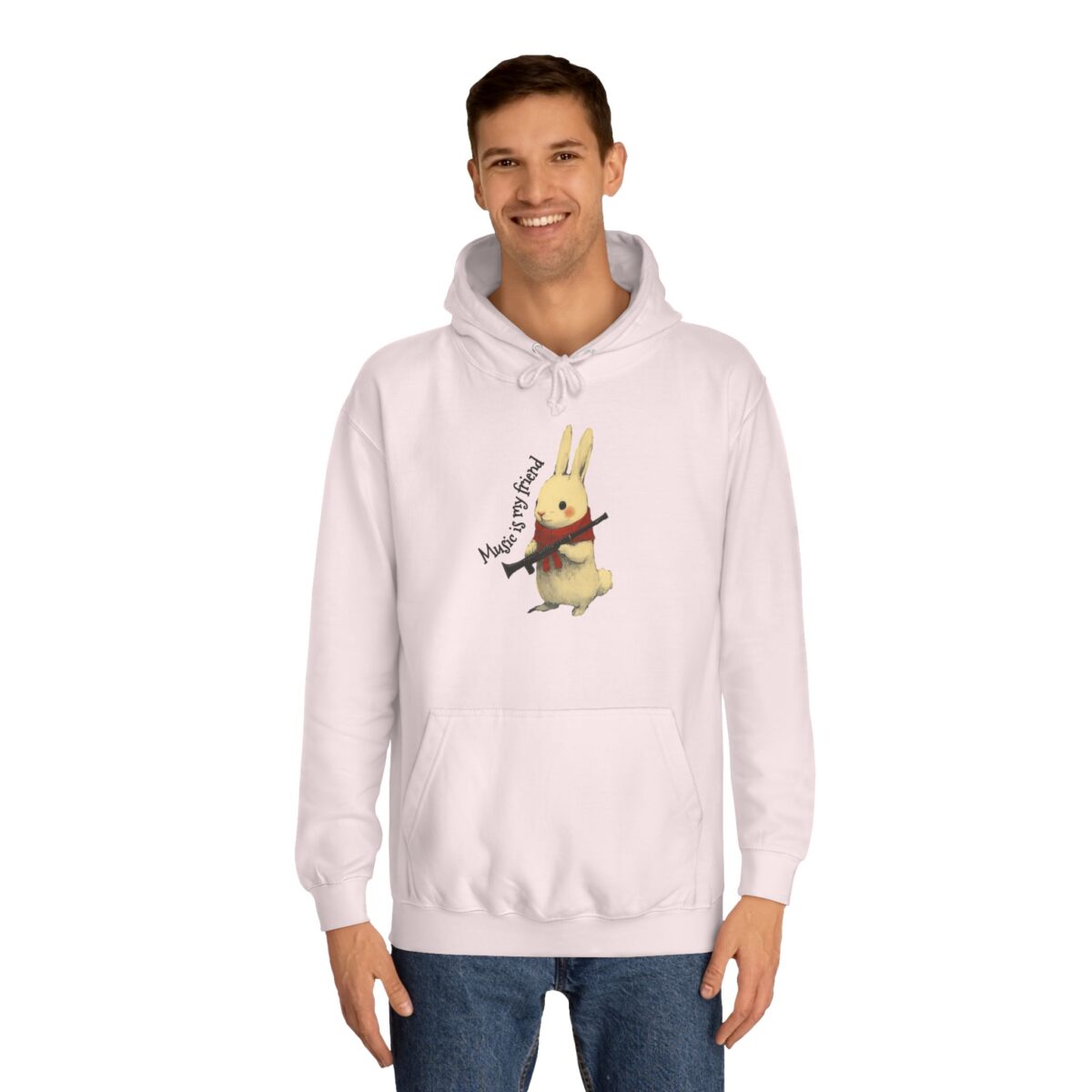 Music is my friend Unisex College Hoodie - Image 15