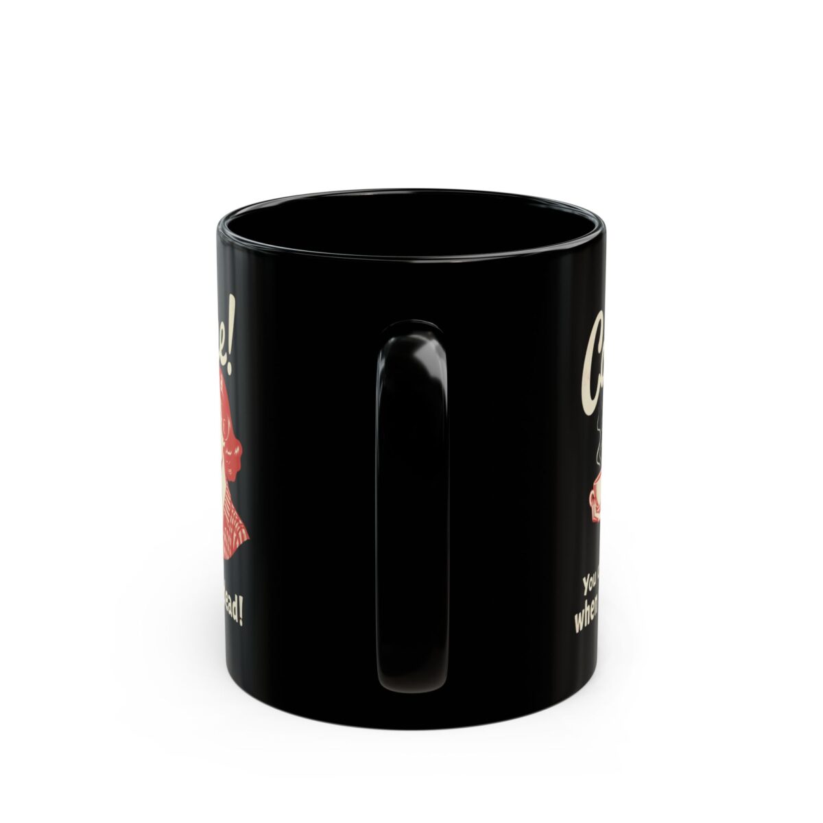 You can sleep when you're die! Black Mug (11oz, 15oz) - Image 4