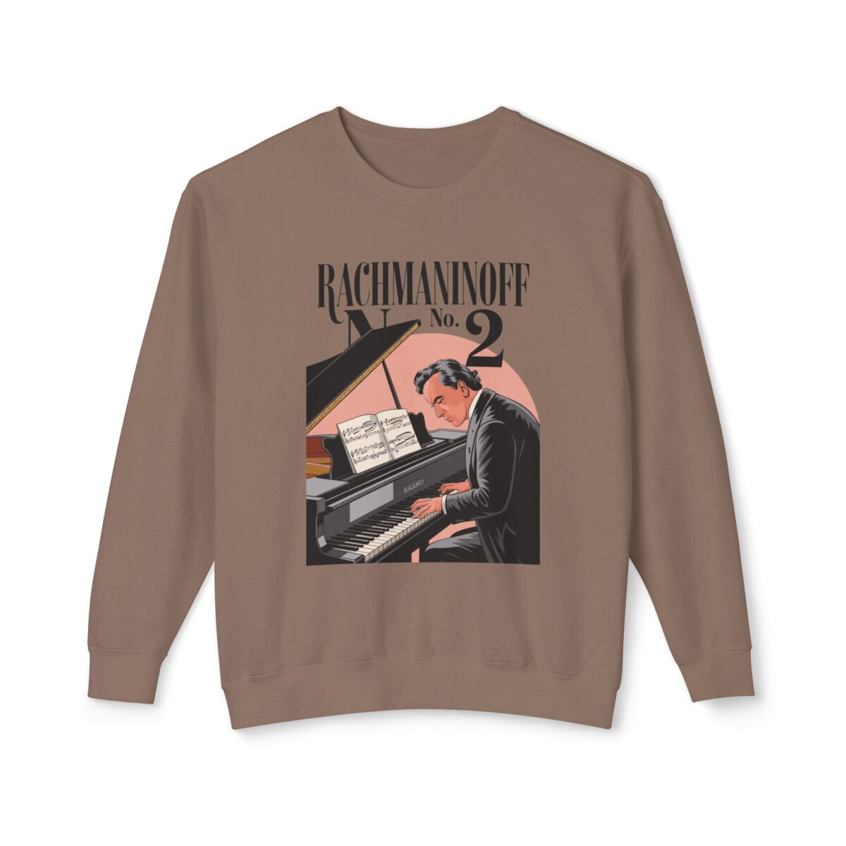 Rachmaninoff No. 2 Unisex Lightweight Crewneck Sweatshirt - Image 21