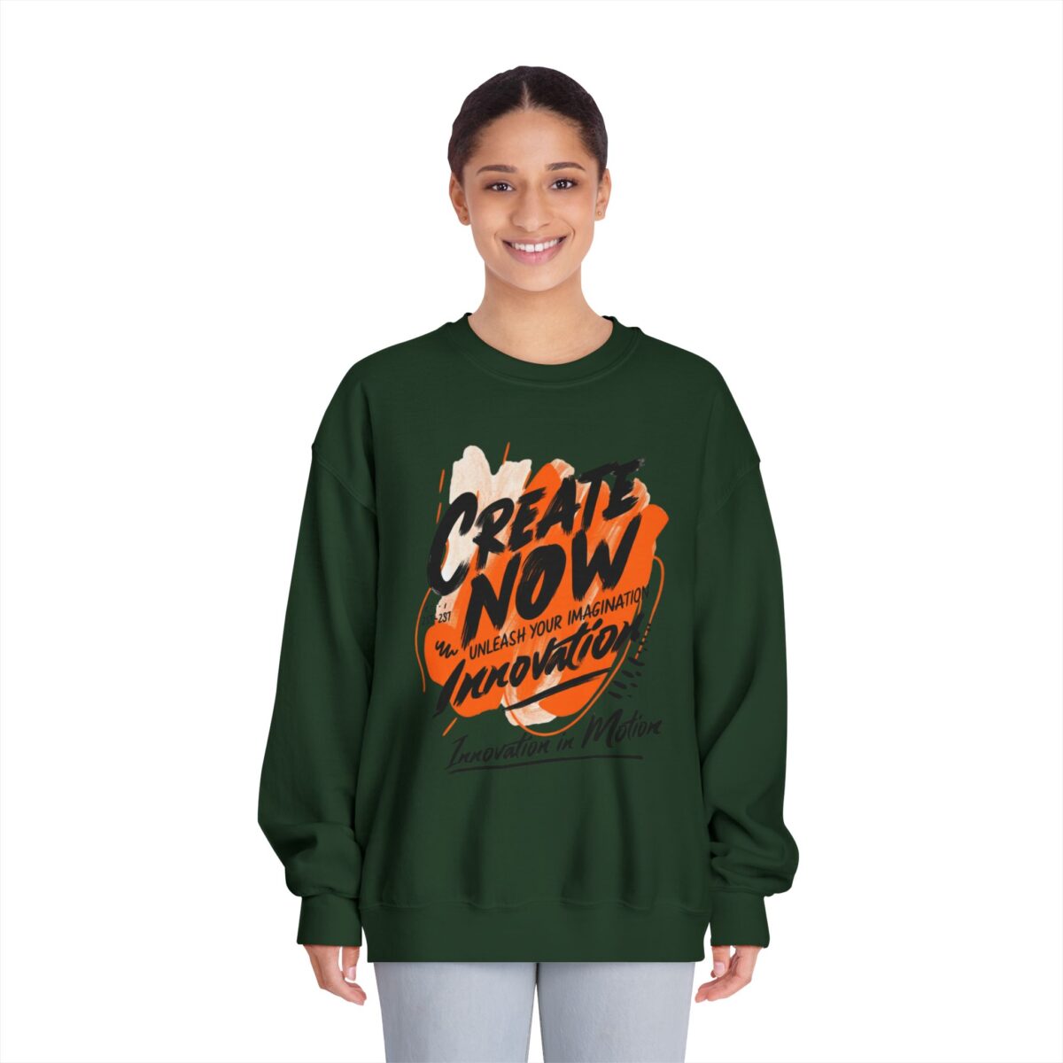 Create now Unisex DryBlend® Crewneck Sweatshirt - Image 19