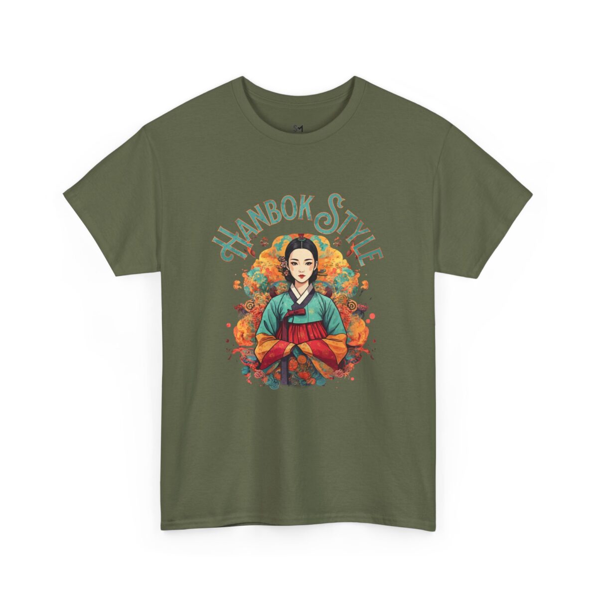 Hanbok Style Unisex Heavy Cotton Tee - Image 27