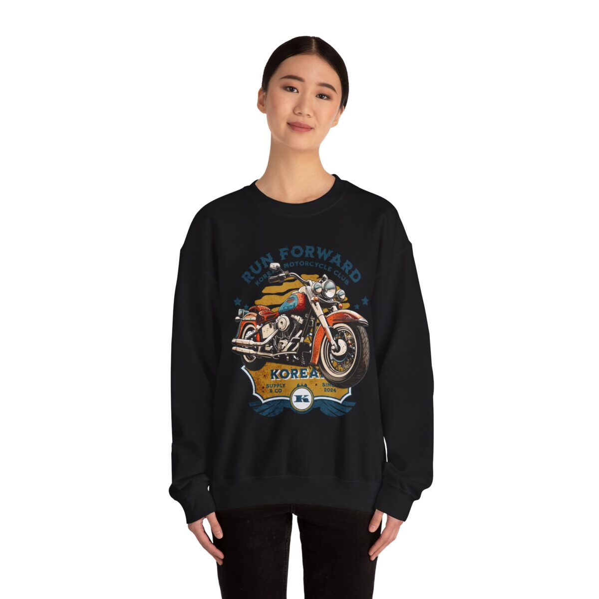 Run forward Unisex Heavy Blend™ Crewneck Sweatshirt - Image 16