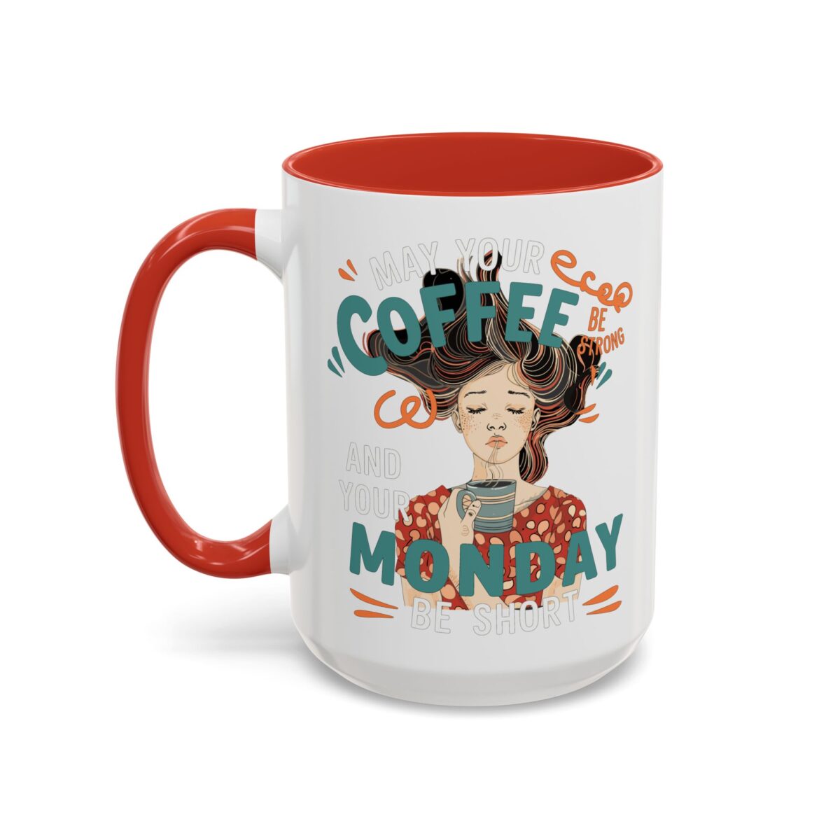 Strong Coffee Accent Coffee Mug (11, 15oz) - Image 31