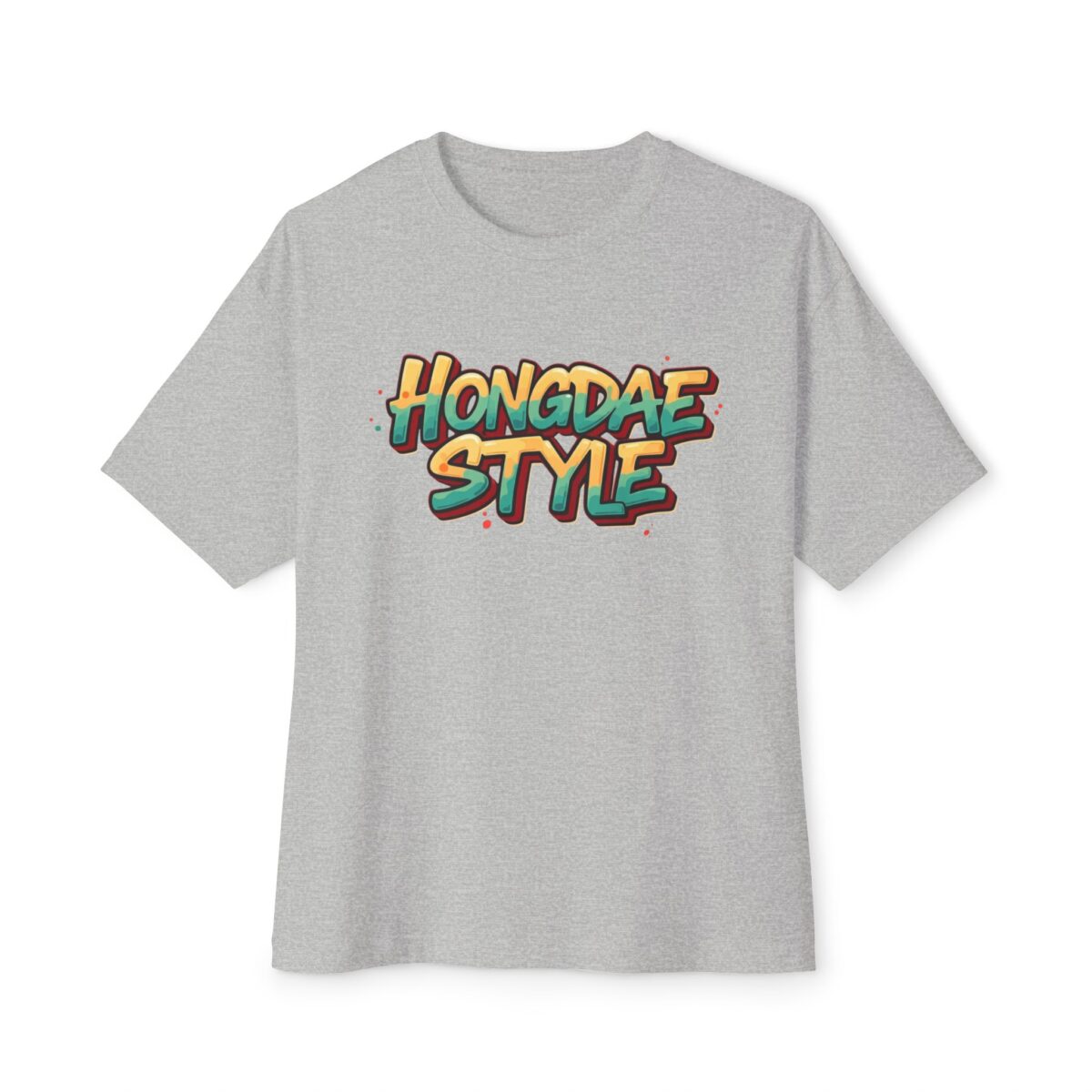 Hongdae style Unisex Oversized Boxy Tee - Image 29