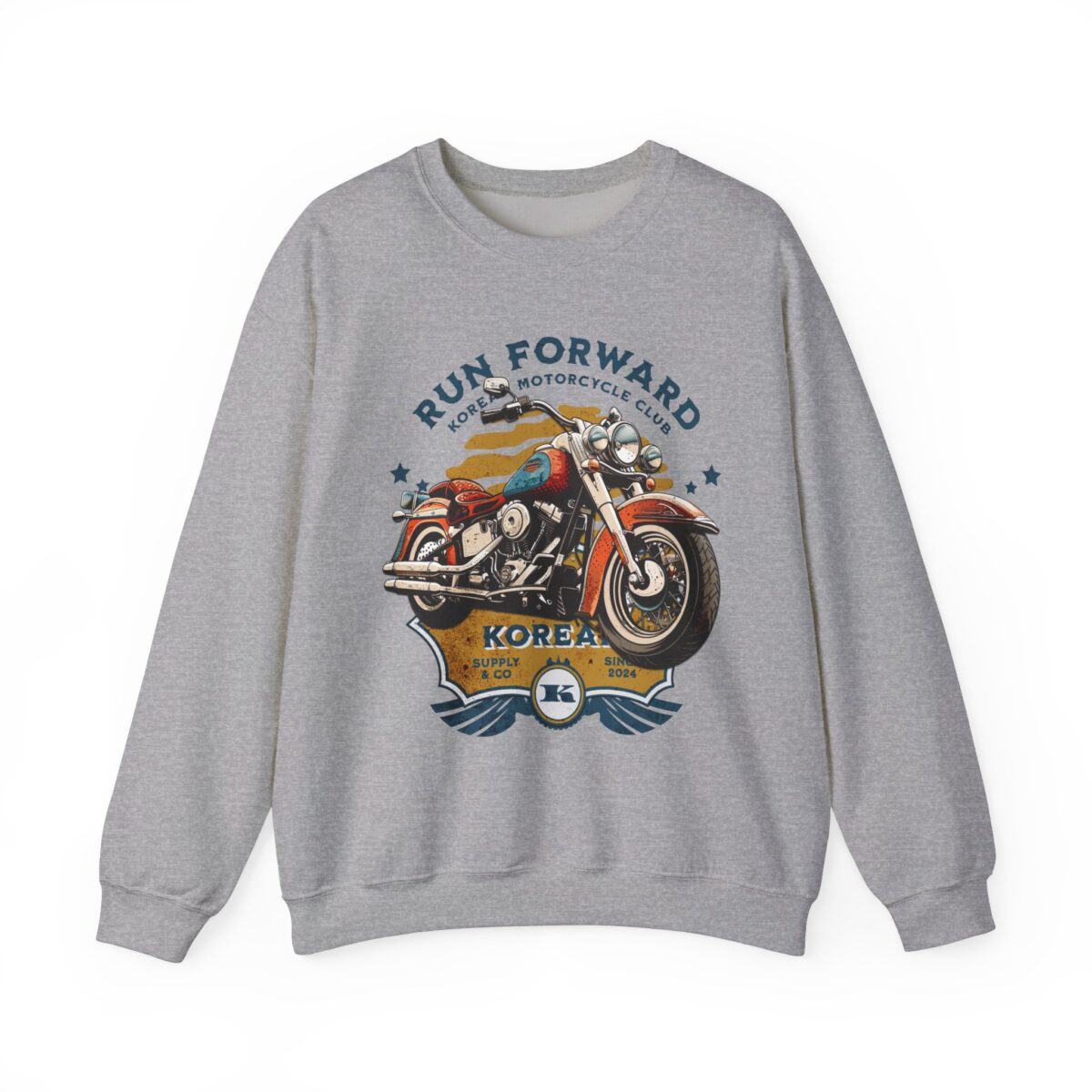Run forward Unisex Heavy Blend™ Crewneck Sweatshirt - Image 21