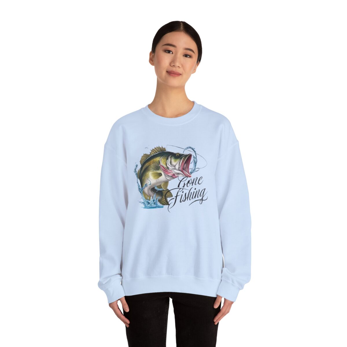 Gone Fishing Unisex Heavy Blend™ Crewneck Sweatshirt - Image 24