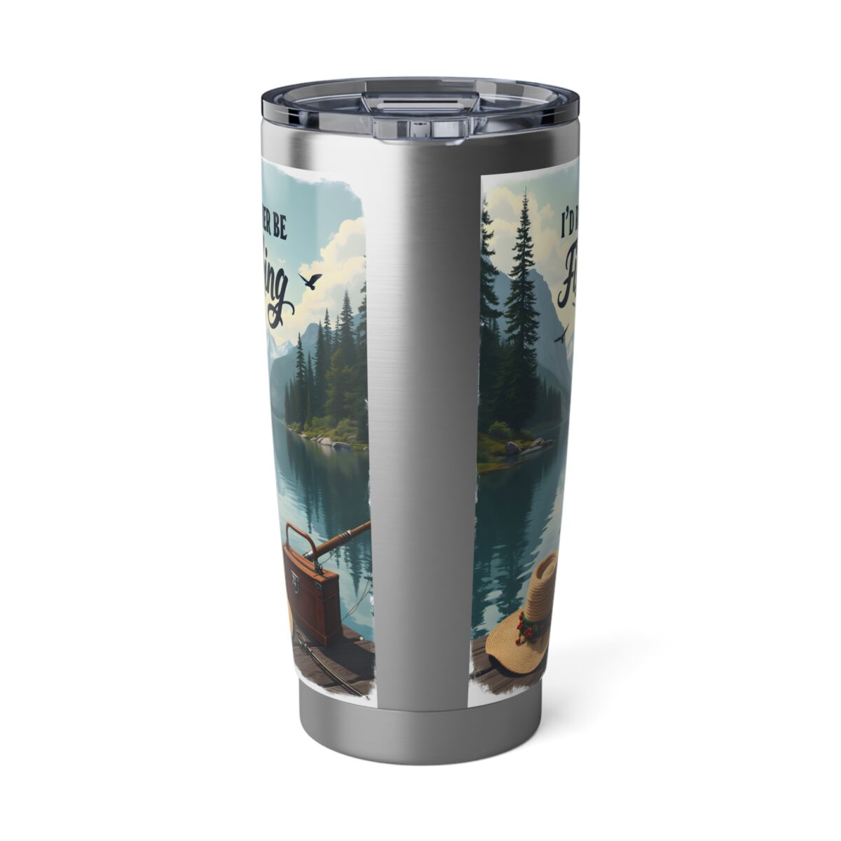 I'd rather be fishing Vagabond 20oz Tumbler - Image 3