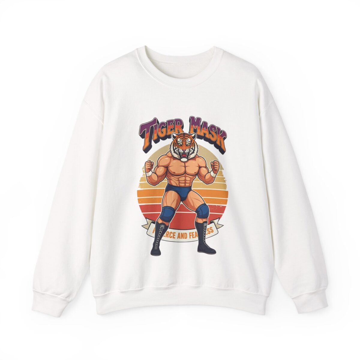 Tiger Mask Unisex Heavy Blend™ Crewneck Sweatshirt - Image 5