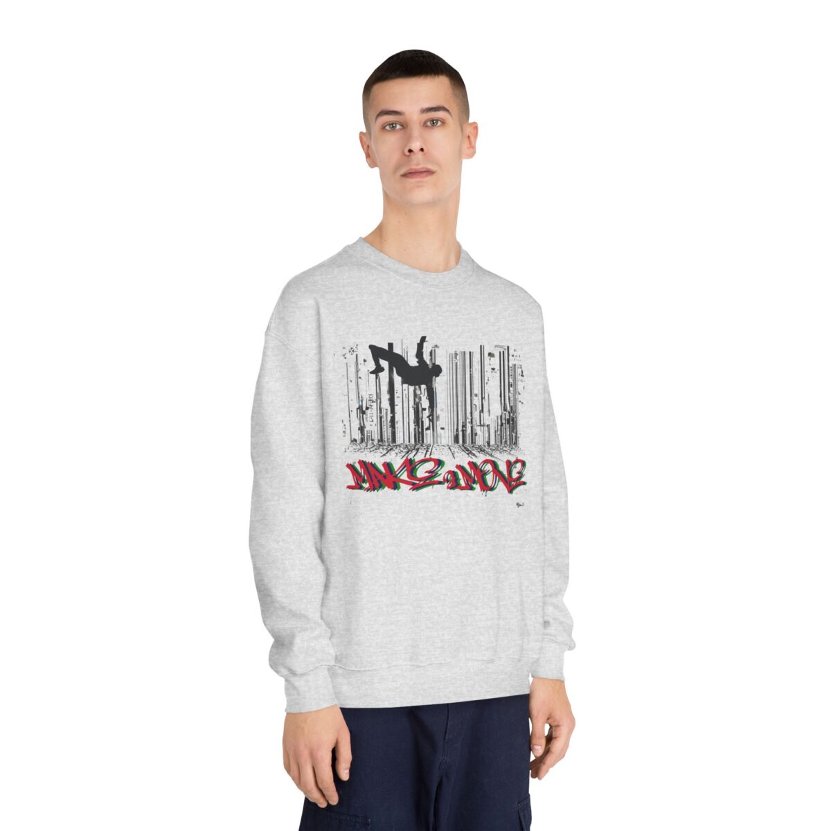 Make a move Unisex DryBlend® Crewneck Sweatshirt - Image 12