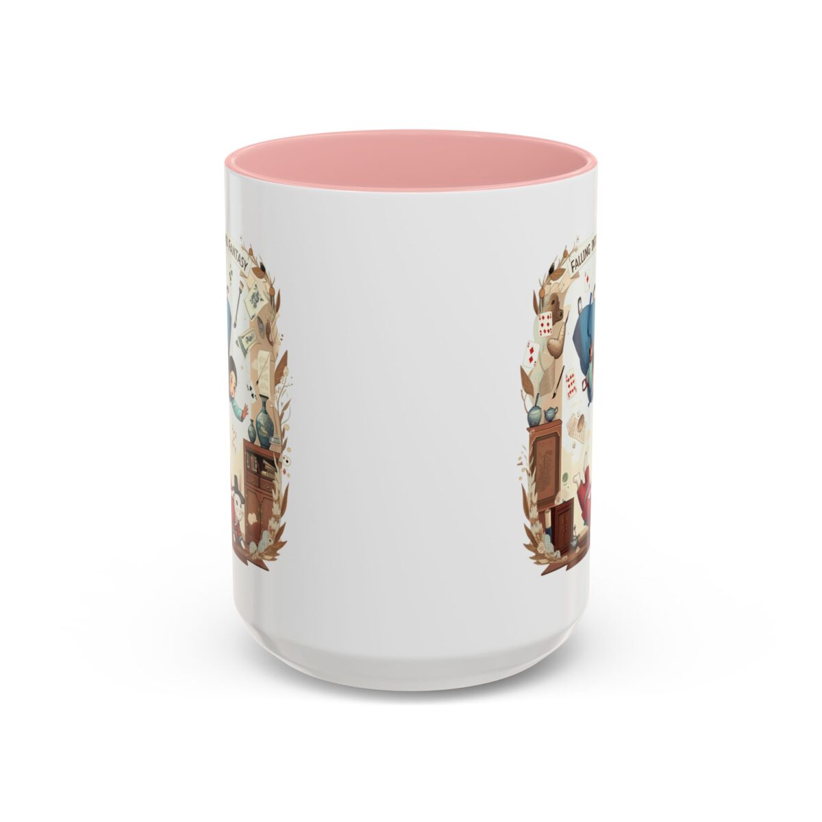 Falling into fantasy Accent Coffee Mug (11, 15oz) - Image 25