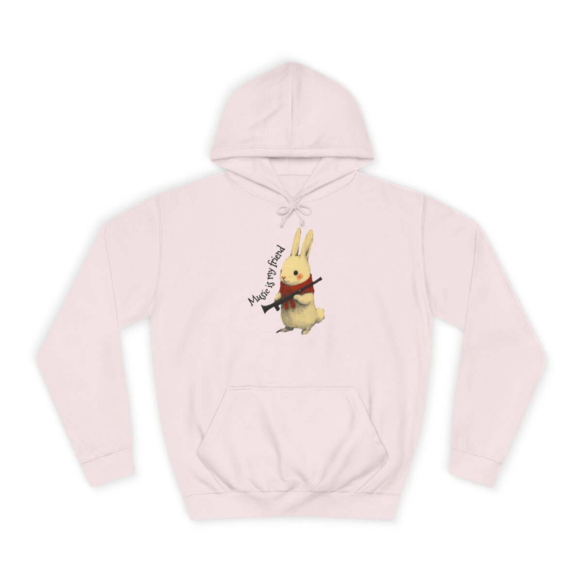Music is my friend Unisex College Hoodie - Image 13