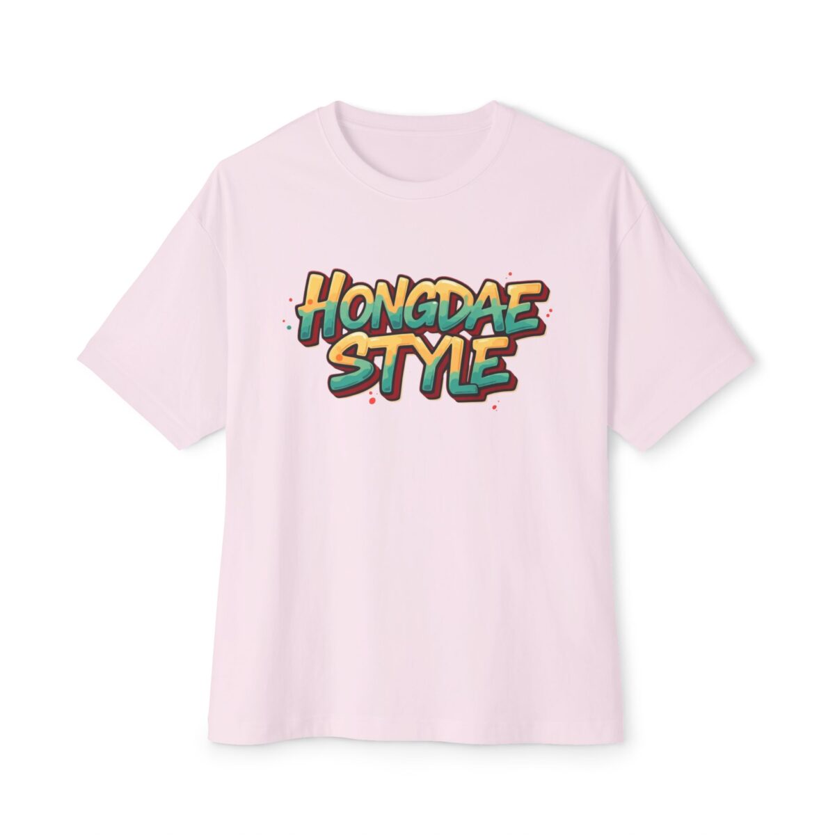 Hongdae style Unisex Oversized Boxy Tee - Image 13