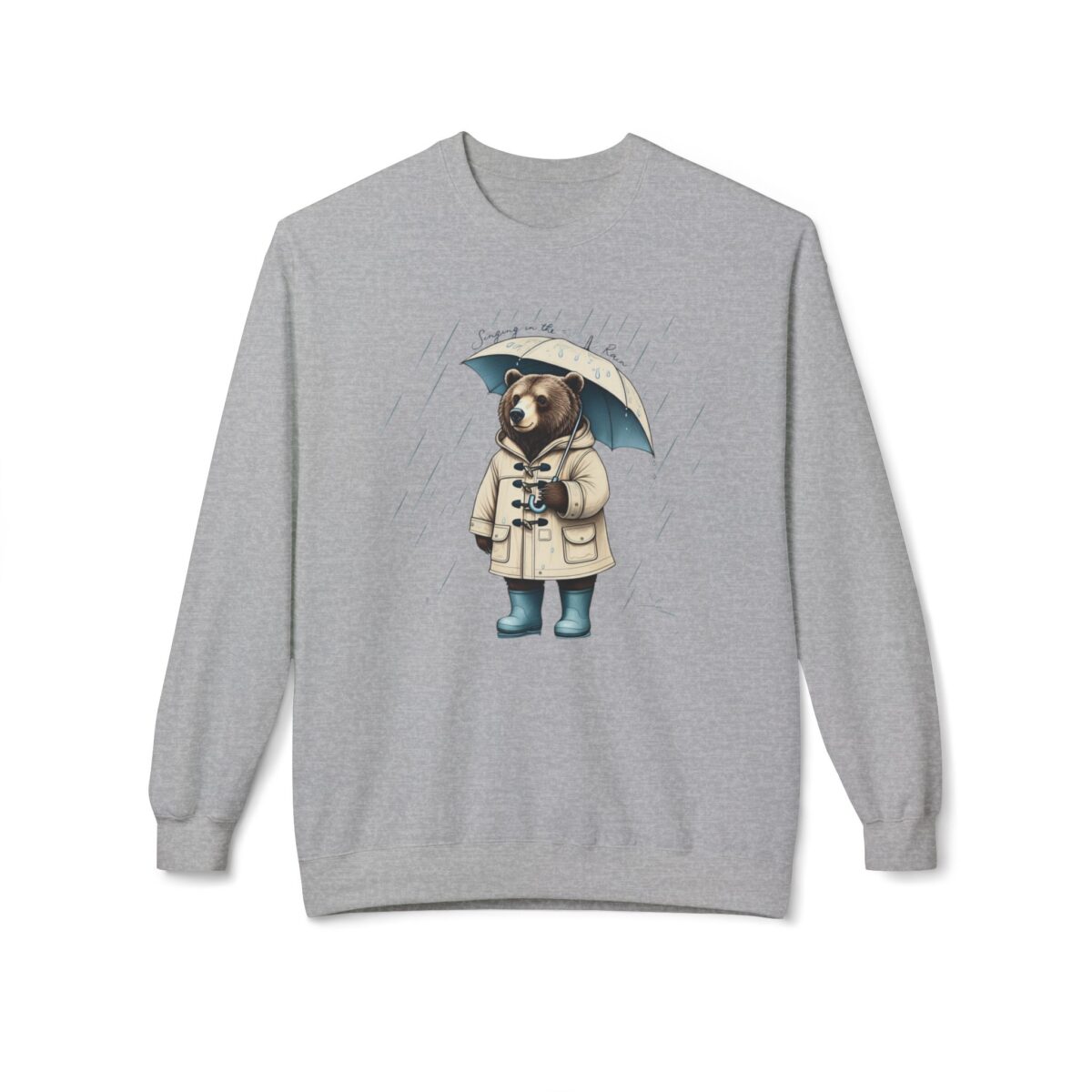 Singing in the rain Unisex Midweight Softstyle Fleece Crewneck Sweatshirt