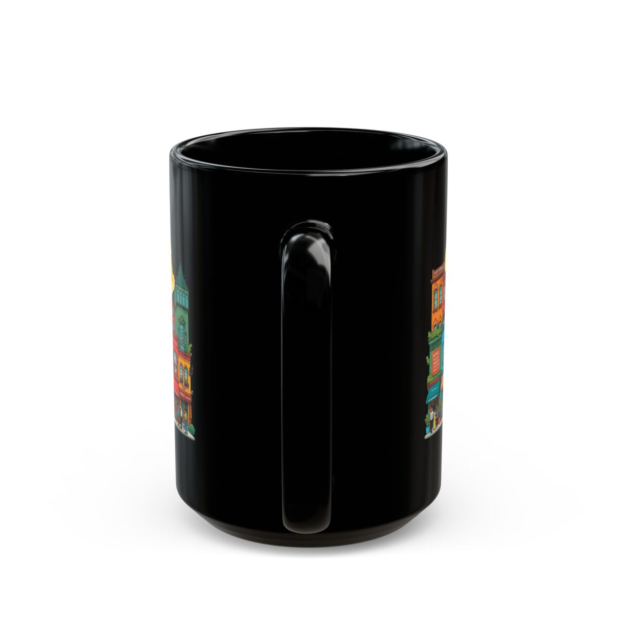 Global flavor street Black Mug (11oz, 15oz) - Image 8