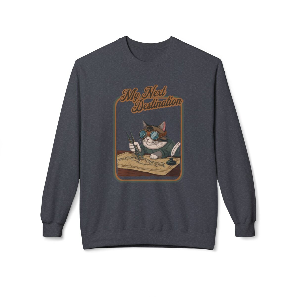 My next destintion Unisex Midweight Softstyle Fleece Crewneck Sweatshirt - Image 21