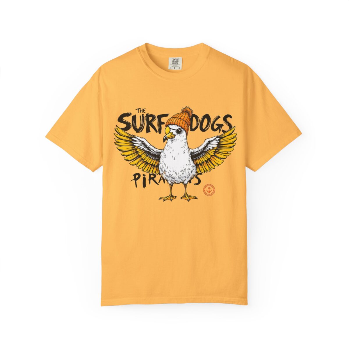 Surf Dogs Graphic T-Shirt for Animal Lovers - Unisex Garment-Dyed Tee - Image 9