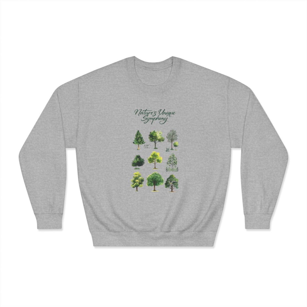 Nature's unique symphony Unisex DryBlend® Crewneck Sweatshirt - Image 9