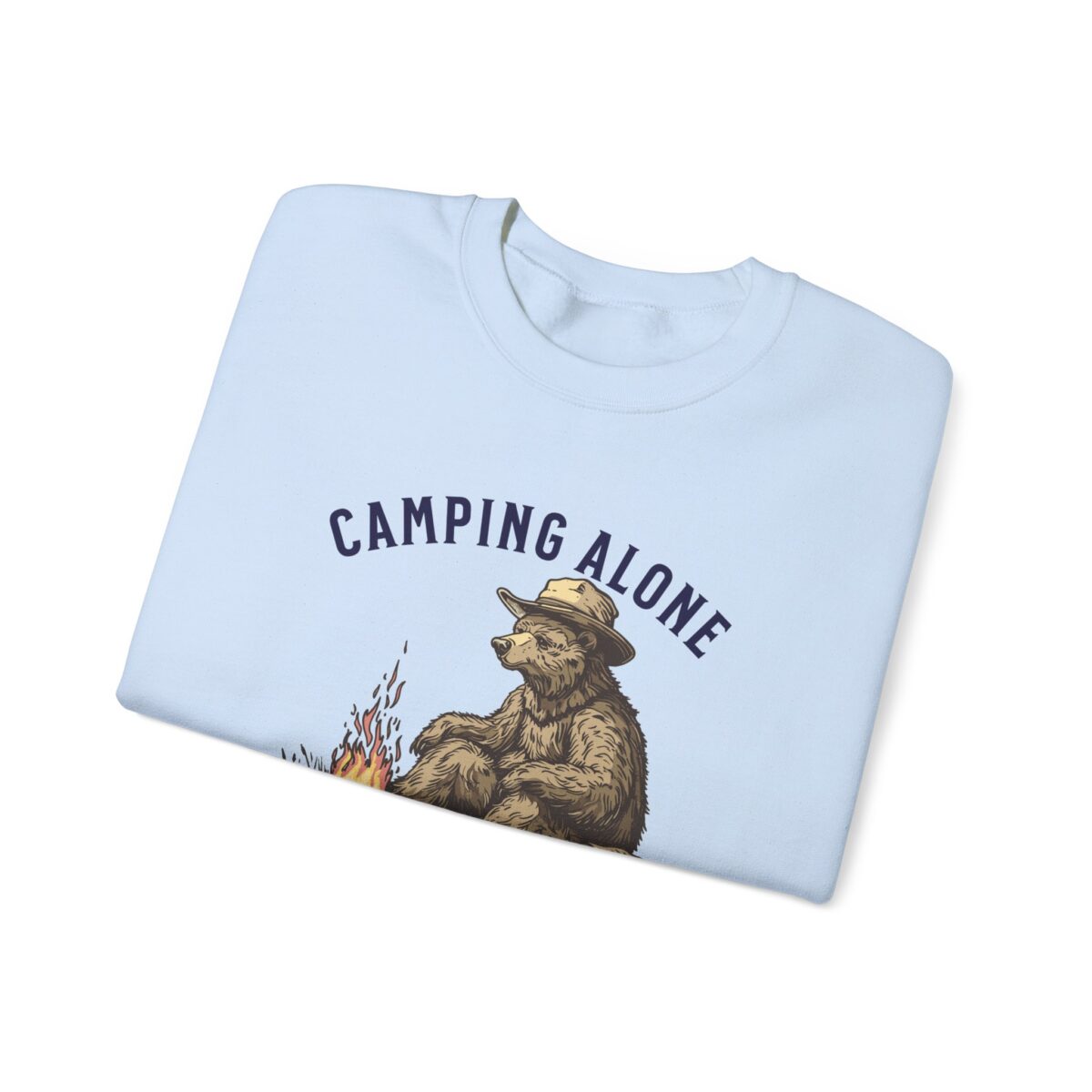 Camping alone Unisex Heavy Blend™ Crewneck Sweatshirt - Image 15
