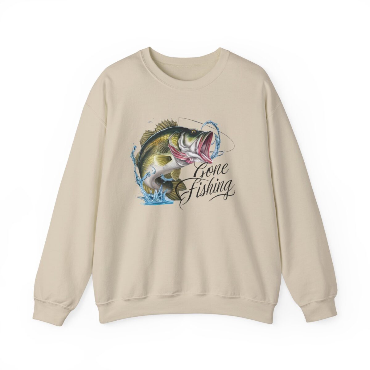 Gone Fishing Unisex Heavy Blend™ Crewneck Sweatshirt - Image 9