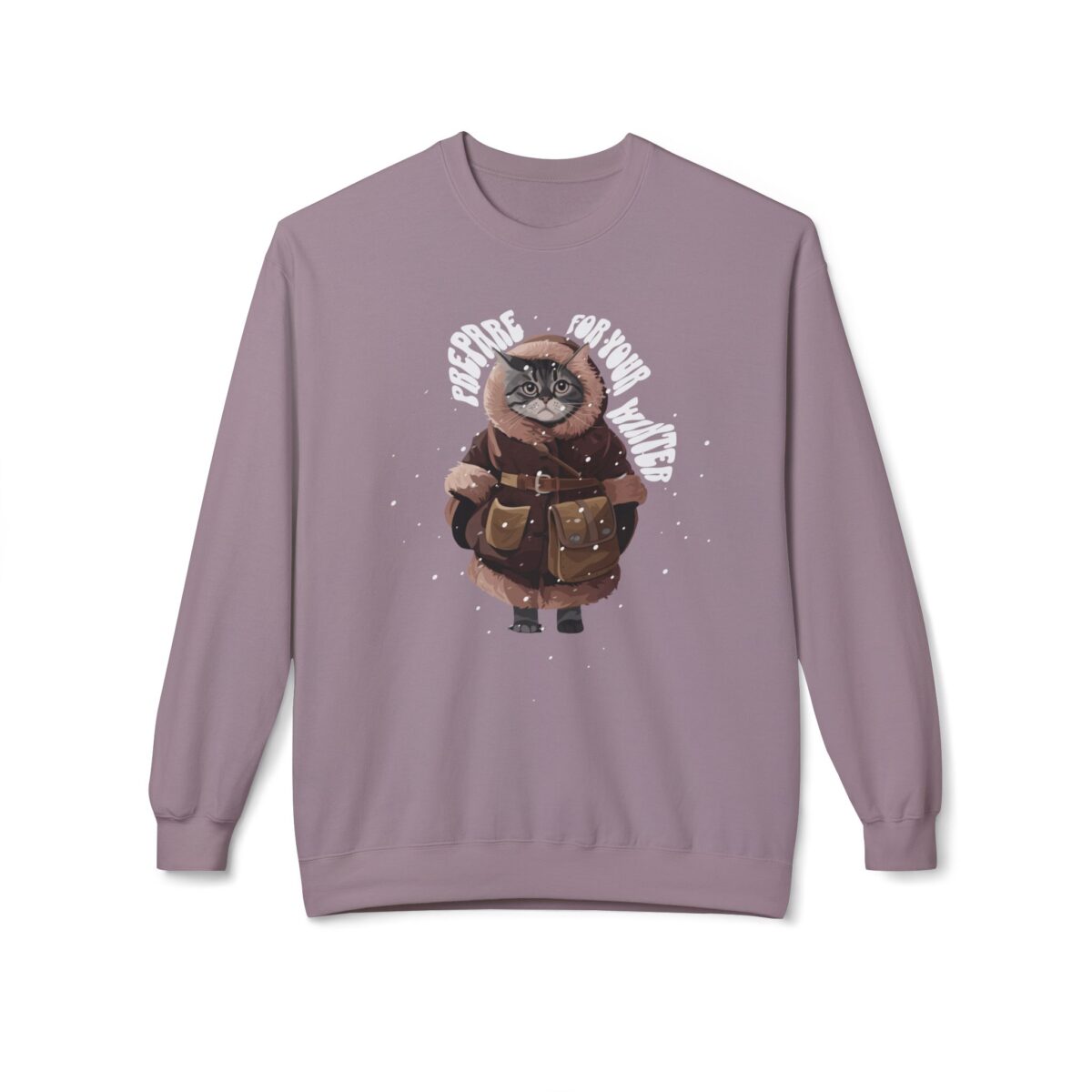 Prepare for your winter Unisex Midweight Softstyle Fleece Crewneck Sweatshirt