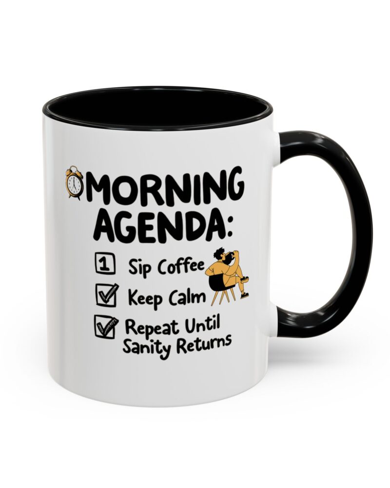 Morning Agenda Accent Coffee Mug (11, 15oz)