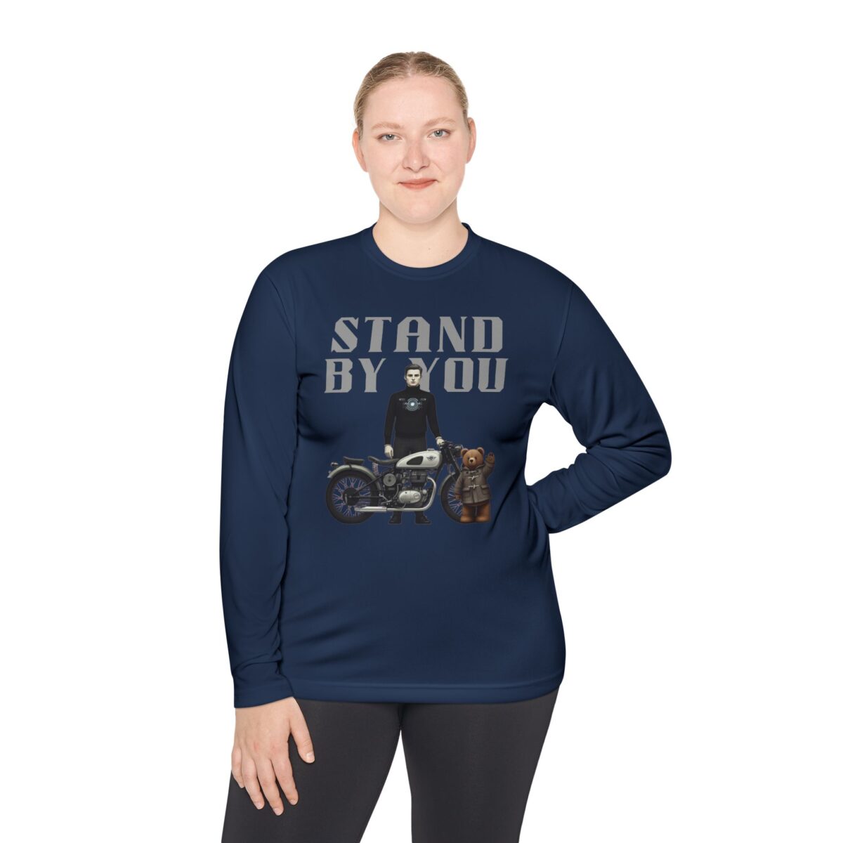 Stand by you Unisex Lightweight Long Sleeve Tee - Image 32
