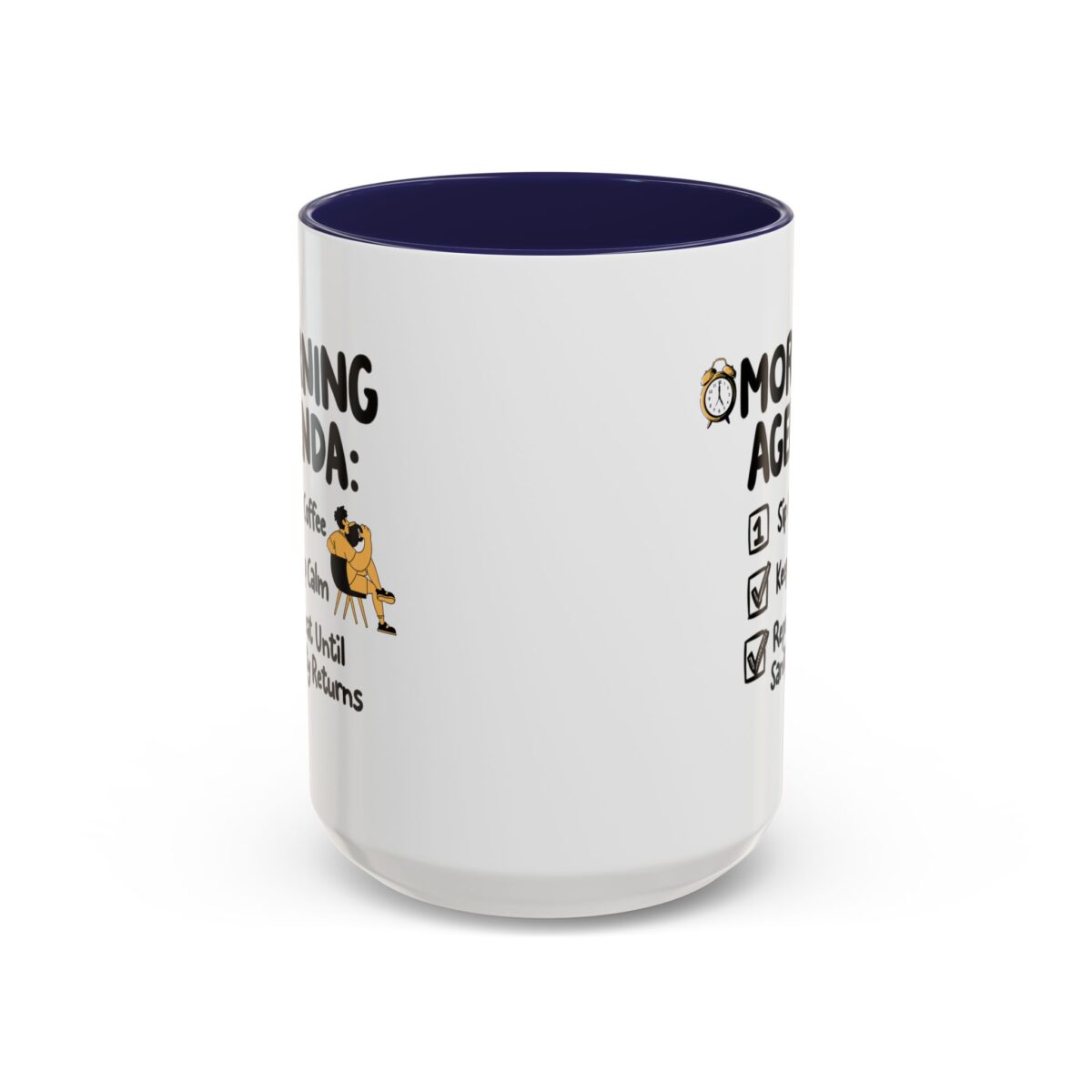 Morning Agenda Accent Coffee Mug (11, 15oz) - Image 21