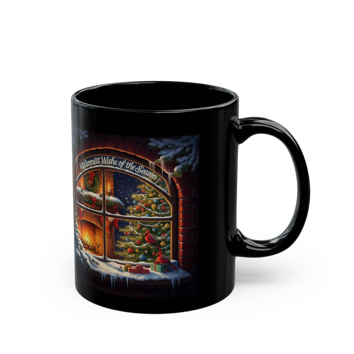 Warmest wish Black Mug (11oz, 15oz)