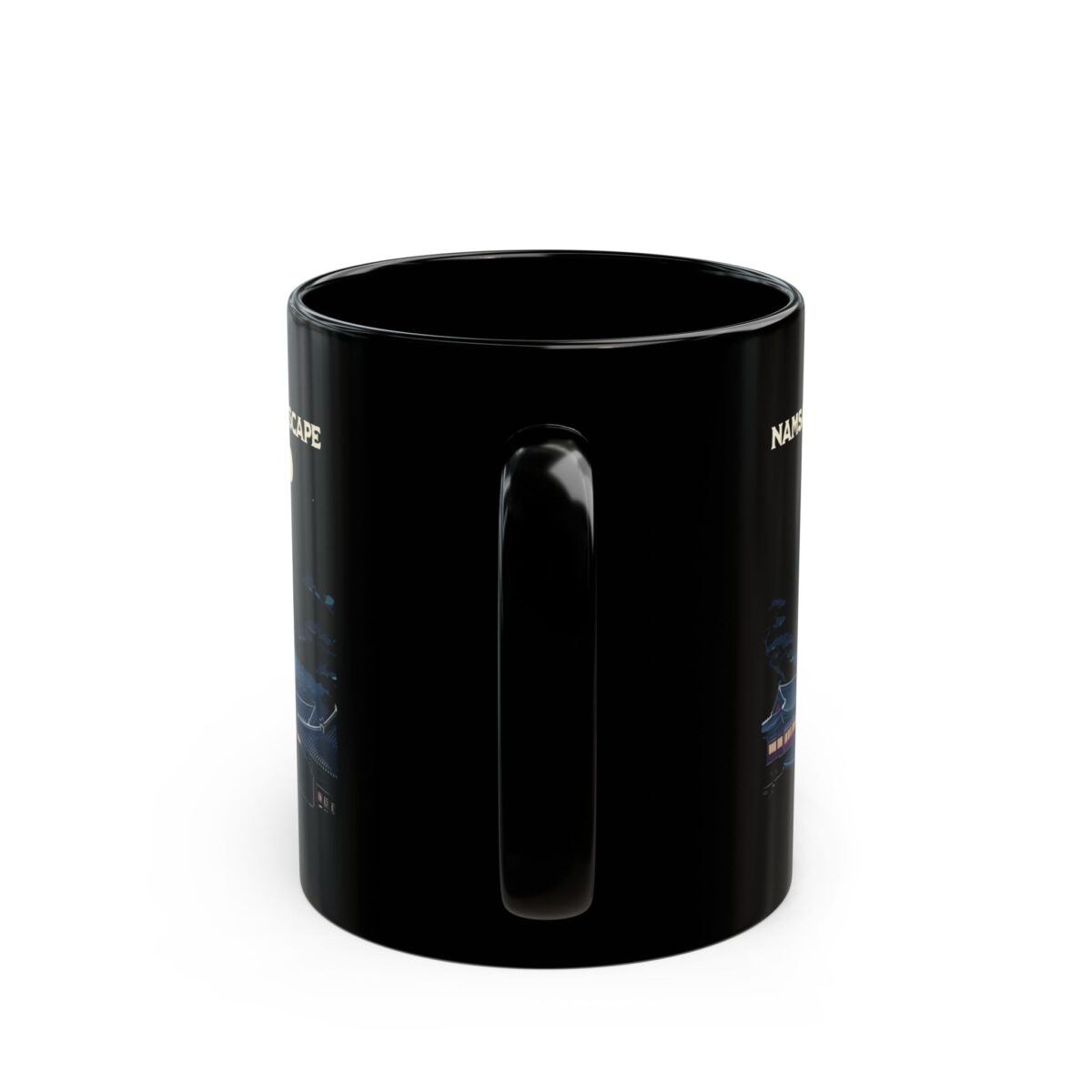 Namsan Nightscape Black Mug (11oz, 15oz) - Image 4