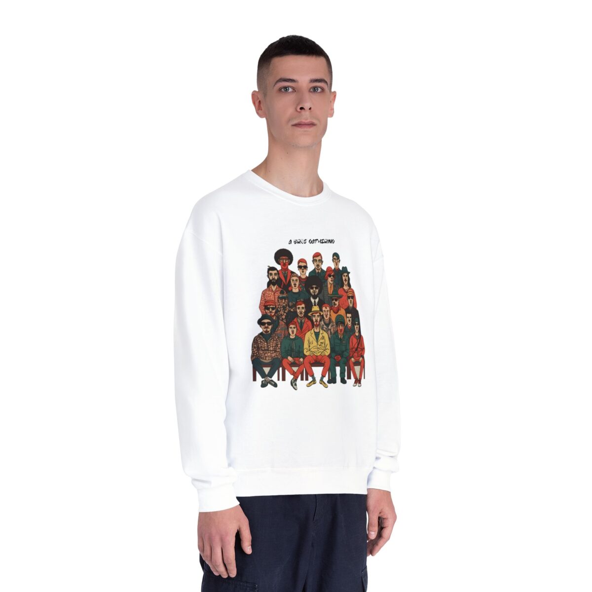 A bros gathering Unisex NuBlend® Crewneck Sweatshirt - Image 7