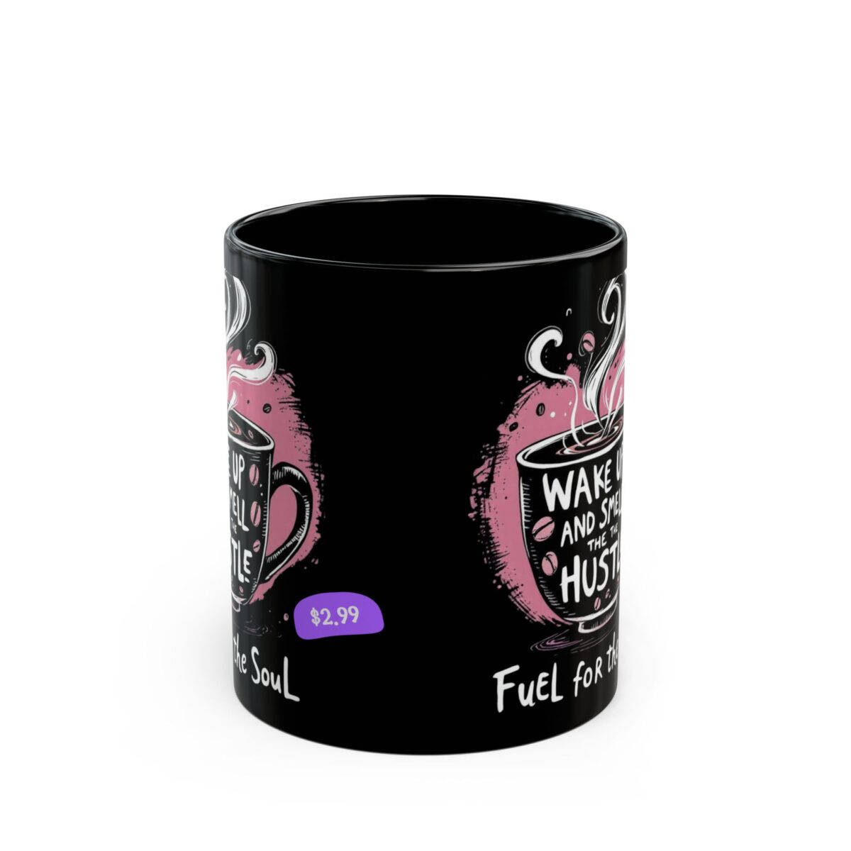 Fuel for the Soul Black Mug (11oz, 15oz) - Image 2