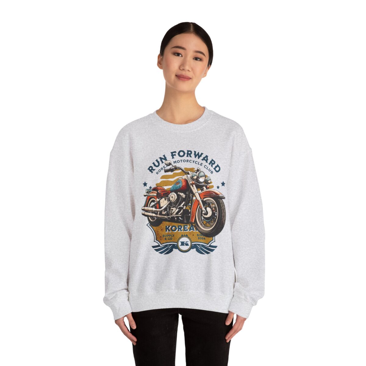 Run forward Unisex Heavy Blend™ Crewneck Sweatshirt - Image 12