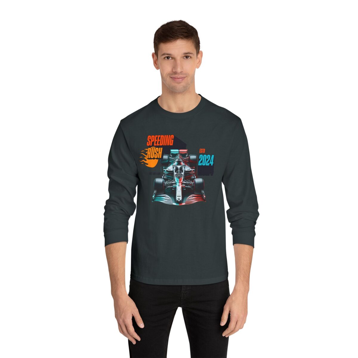 Speeding Rush Unisex Classic Long Sleeve T-Shirt - Image 11
