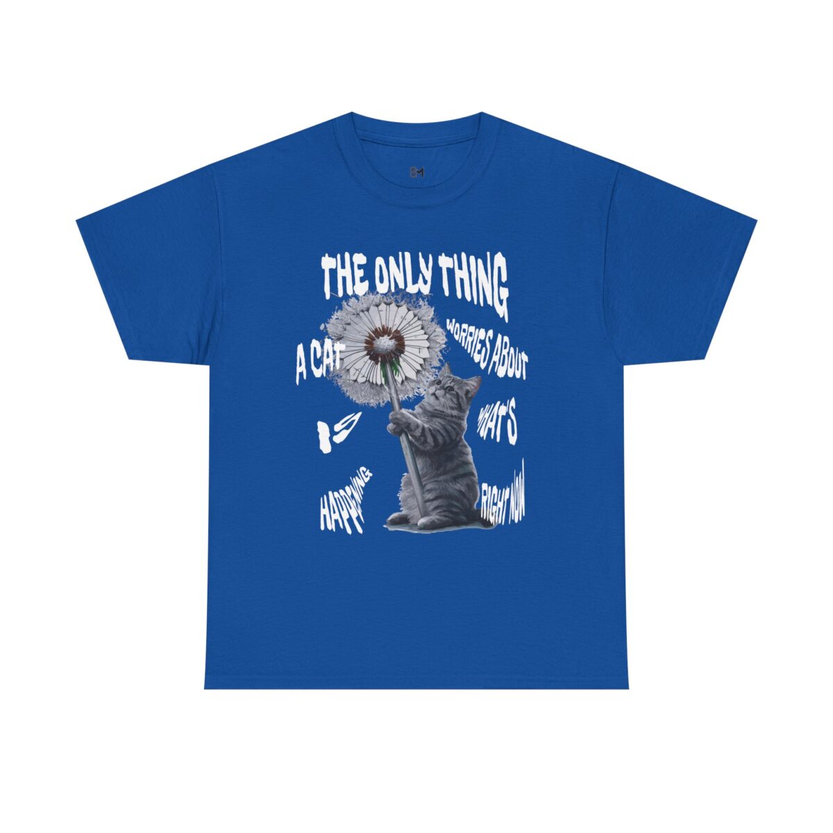 Cat worries Unisex Heavy Cotton Tee - Image 17
