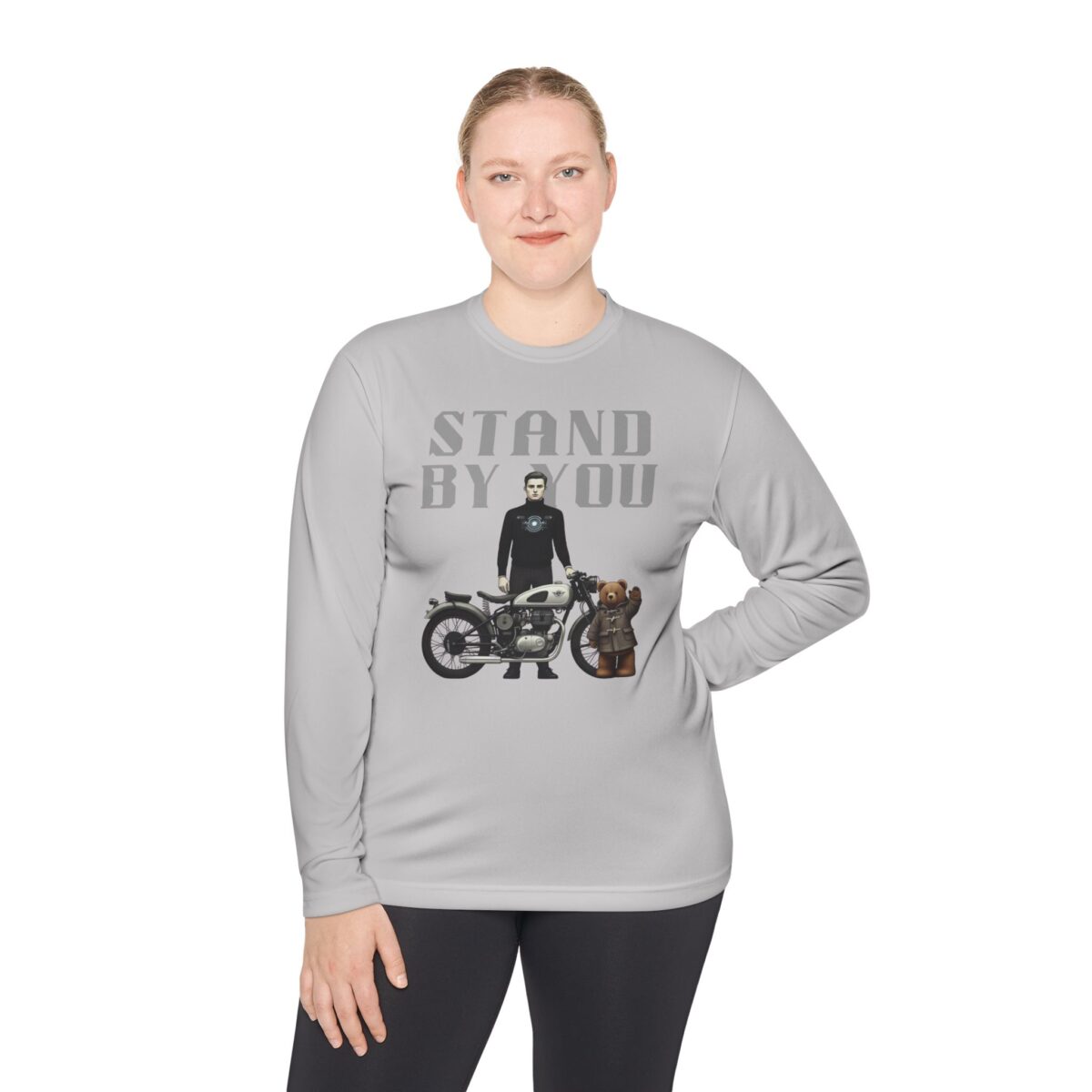 Stand by you Unisex Lightweight Long Sleeve Tee - Image 12