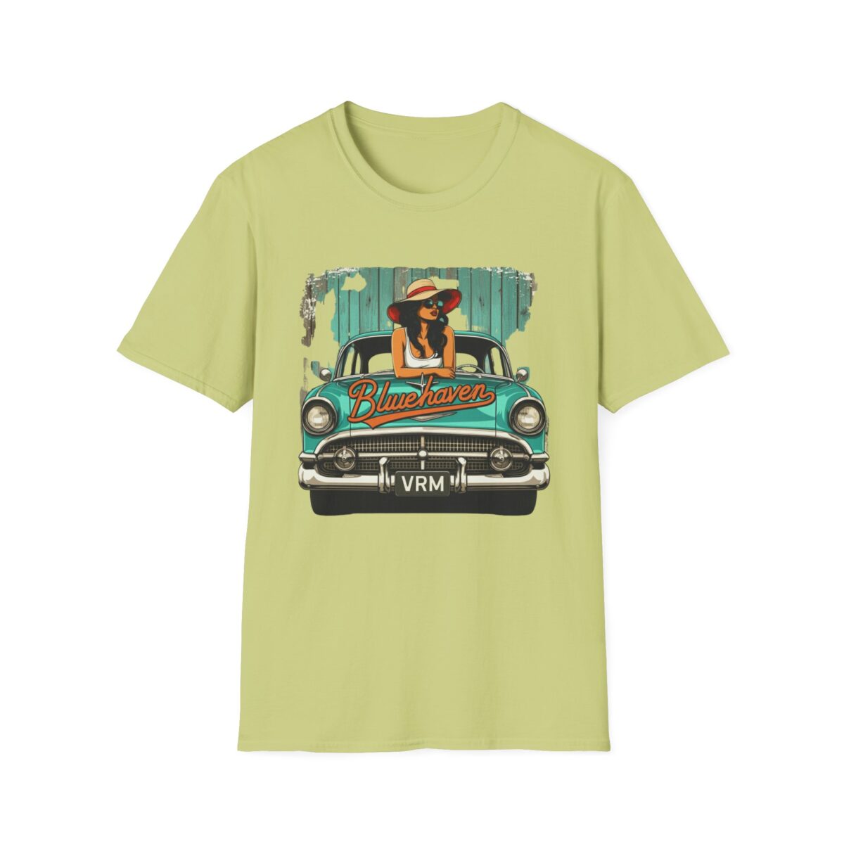 Blue haven Unisex Softstyle T-Shirt - Image 17